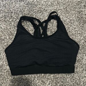 Black Women's Sports Bra